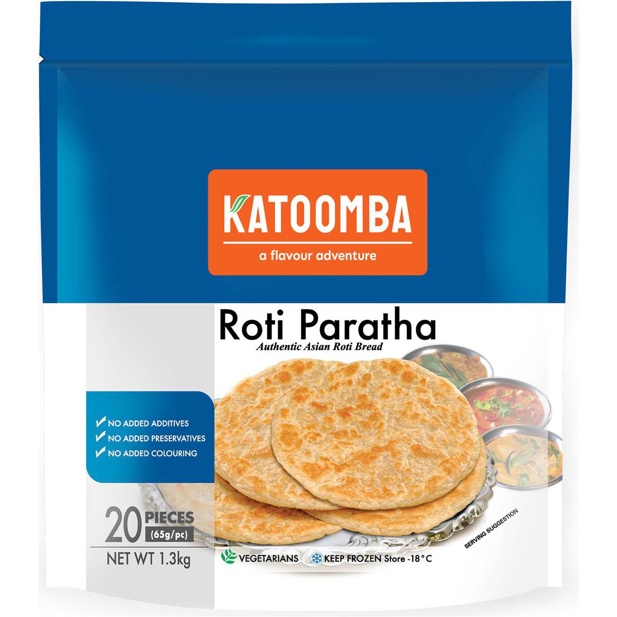 Katoomba Roti Paratha 20pc 1 3kg Woolworths katoomba-roti-paratha-20pc-1-3kg-woolworths