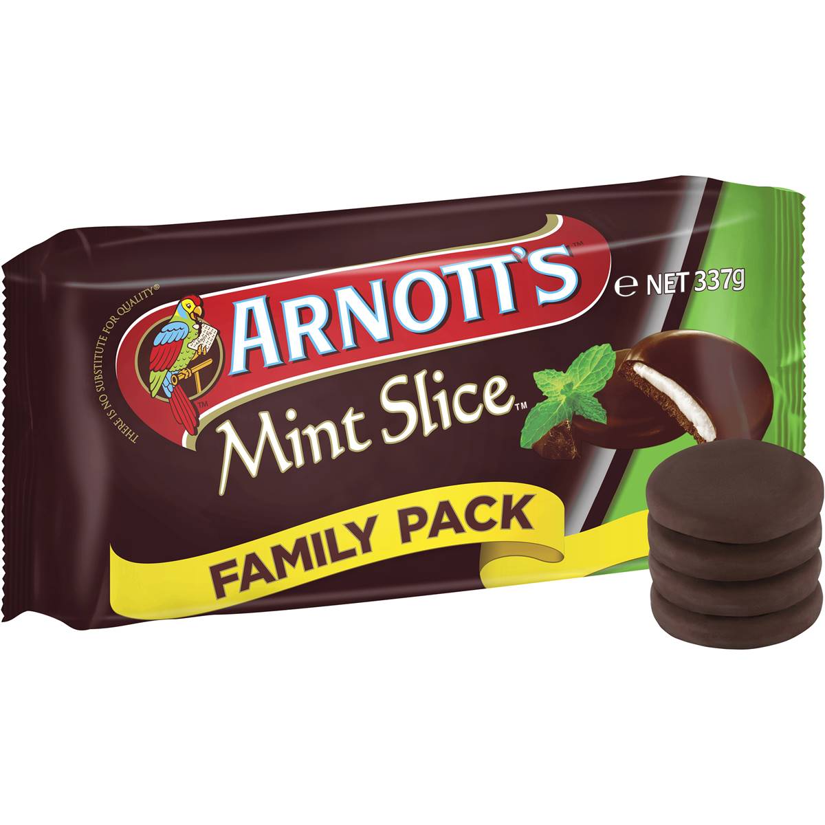 Arnott's Mint Slice Family Pack 337g Woolworths