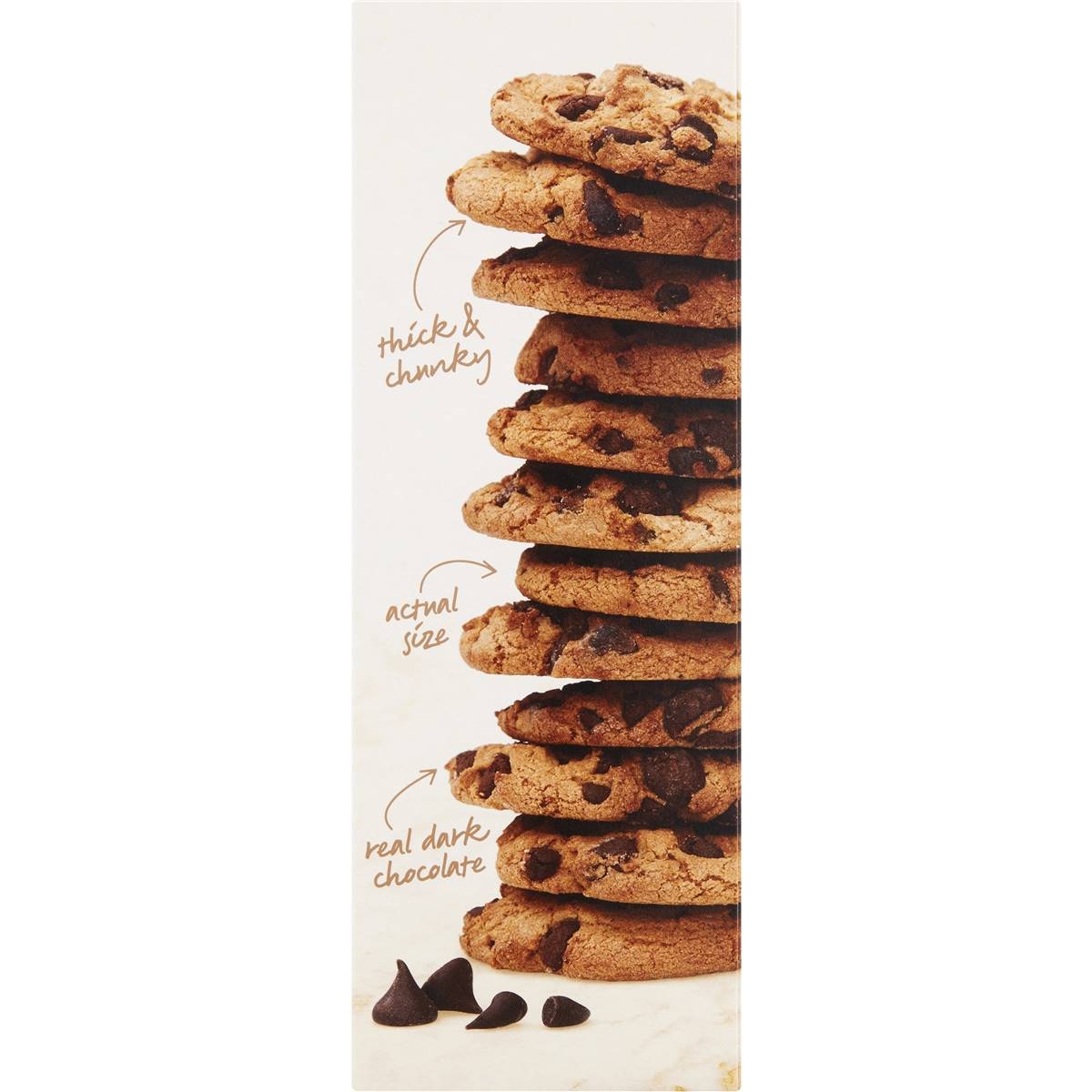 Woolworths The King Of Chunky Chocolate Chip Cookies 310g Woolworths