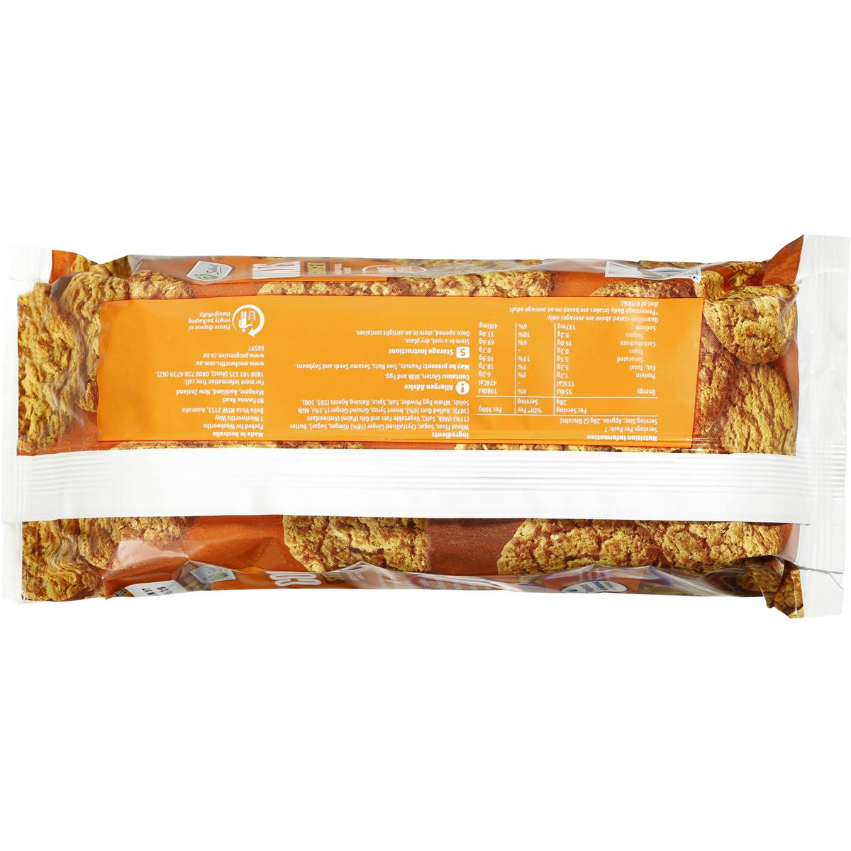 Woolworths Select Cookies 25 Ginger Stem 200g Woolworths