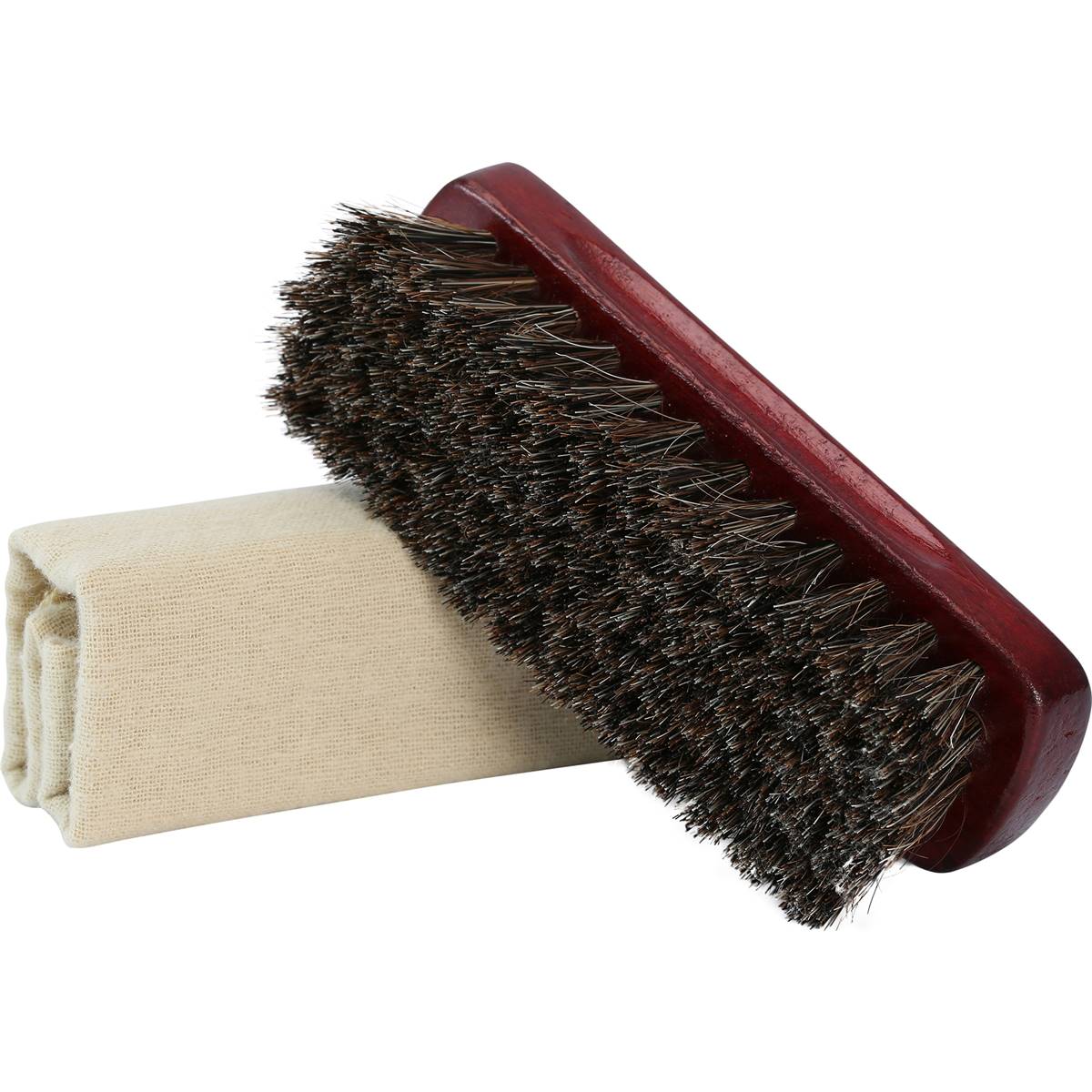 Maseur Footcare Shoe Brush & Polish Cloth Each Woolworths