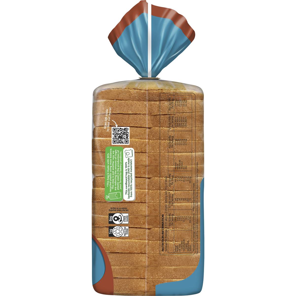 Tip Top Bakery The One Wholemeal Sandwich Slice Bread Loaf 700g