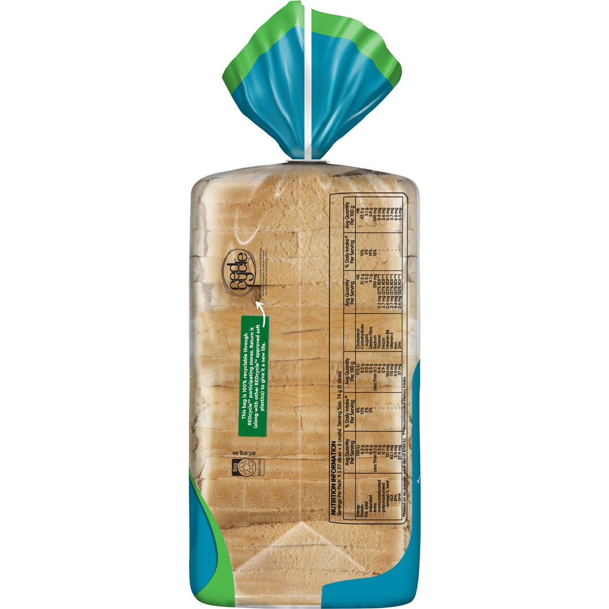 Tip Top Bakery The One Omega 3 Sandwich Bread White 700g Woolworths