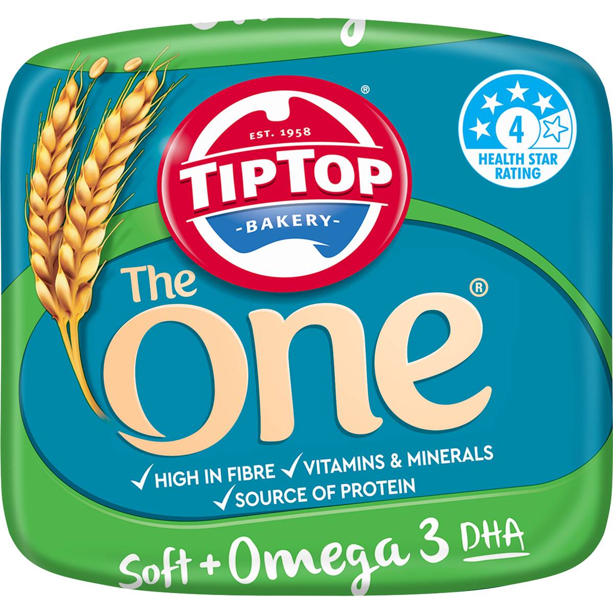 Tip Top Bakery The One Omega 3 Sandwich Bread White 700g Woolworths