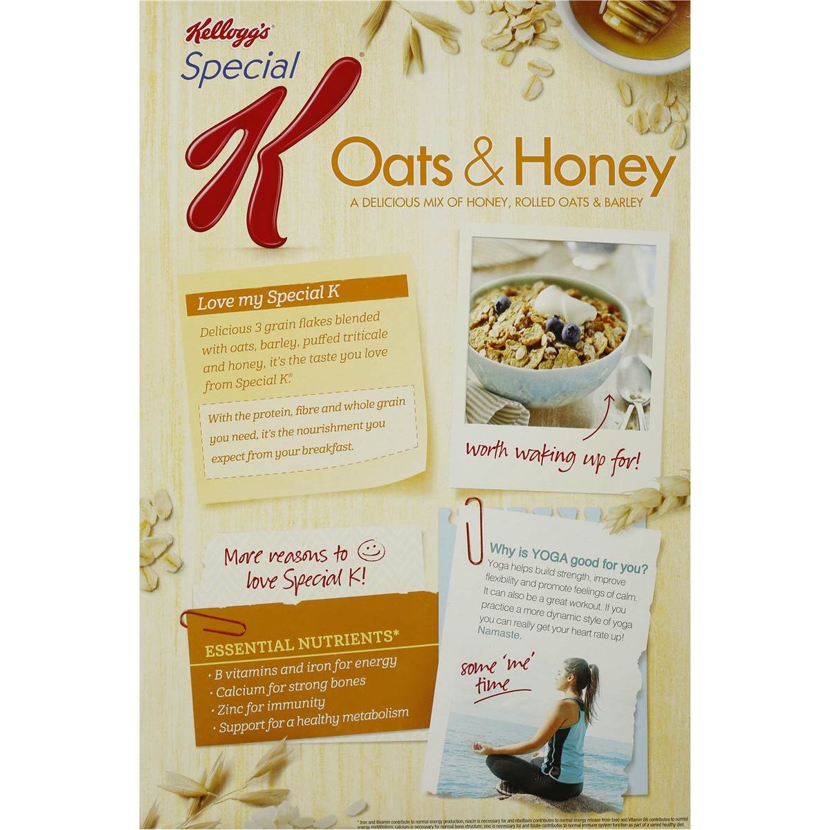 Kellogg's Oats & Honey Special K 475g Woolworths