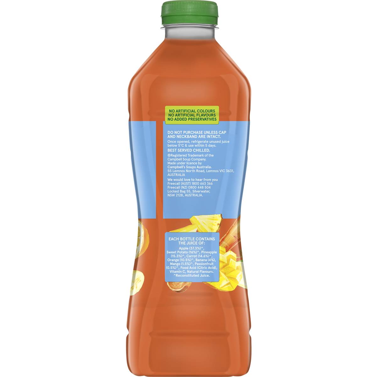 V8 Breakfast Fusion Vegetable Juice 1.25l | Woolworths