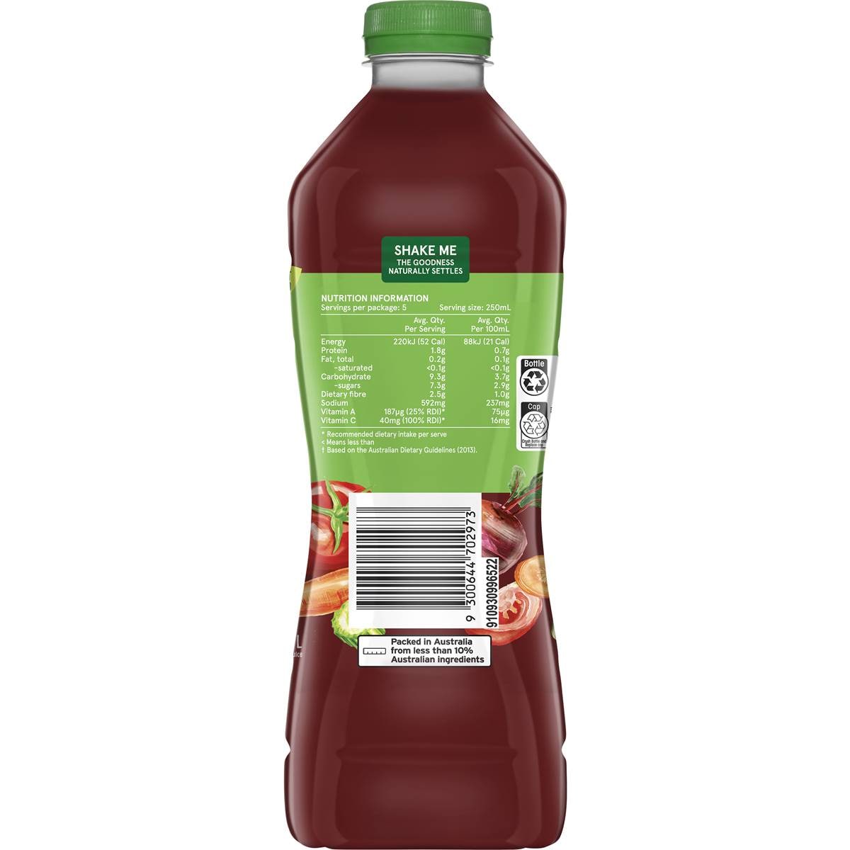 V8 Vegetable Juice Original 1.25l Woolworths