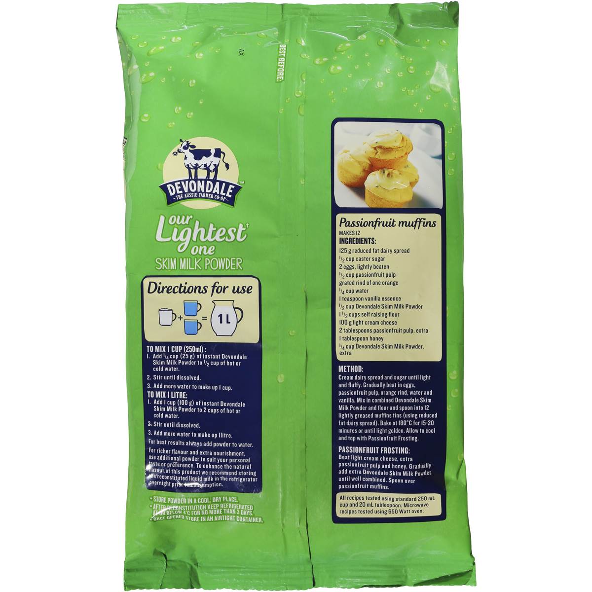 Devondale Skim Milk Powder 1kg Woolworths