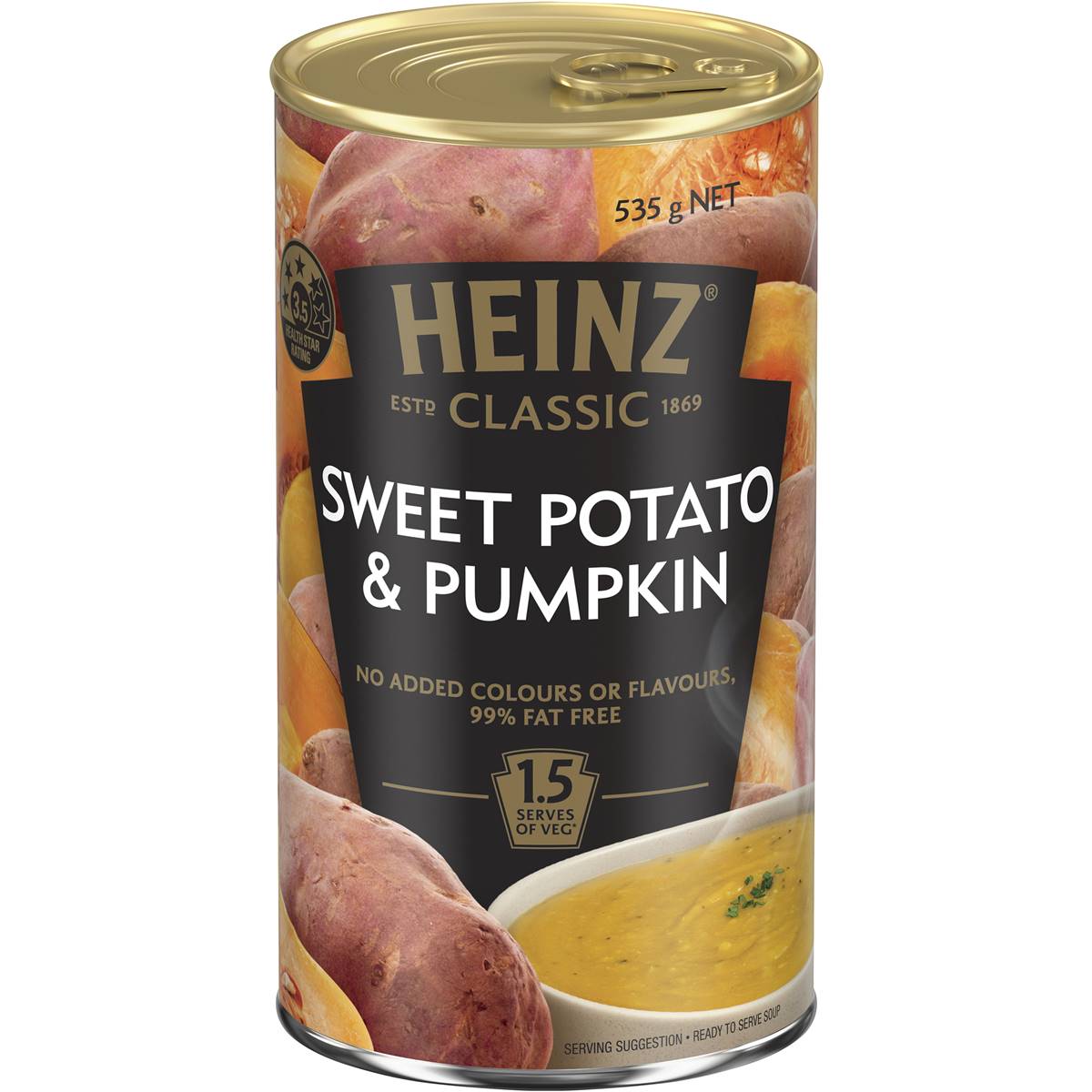 Heinz Classic Sweet Potato & Pumpkin Soup Vegetarian Ready Meals