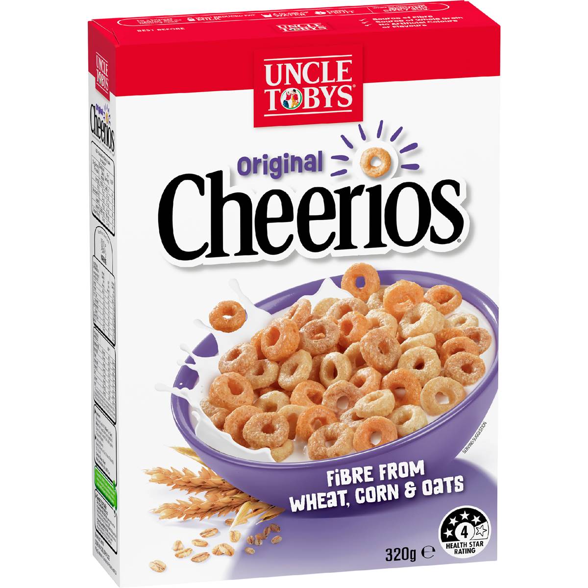 Uncle Tobys Cheerios 320g Woolworths