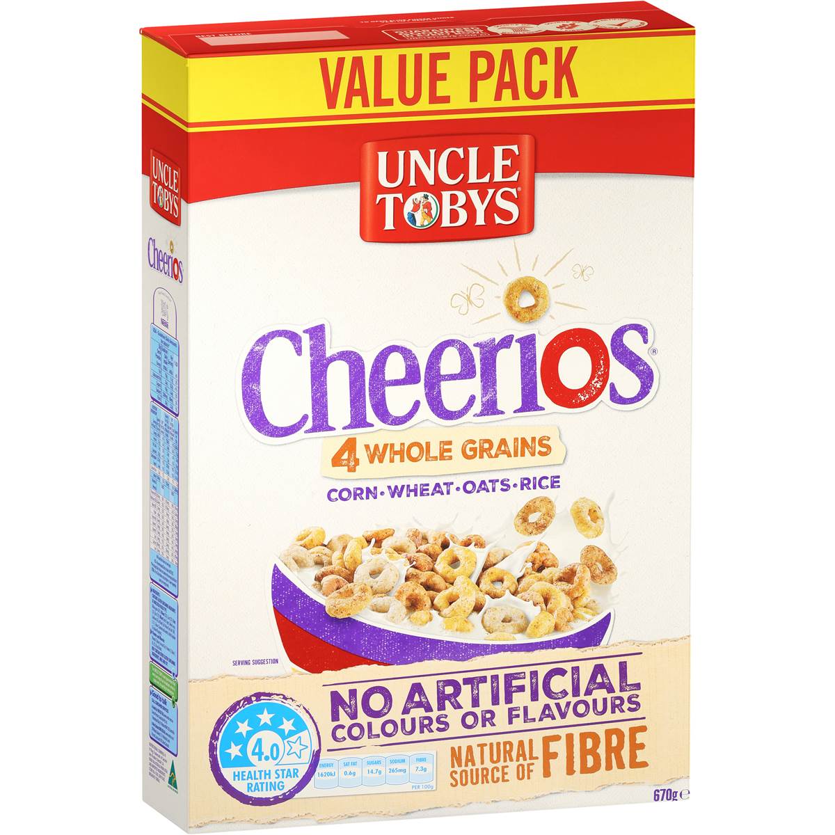 Uncle Tobys Cheerios 670g Woolworths