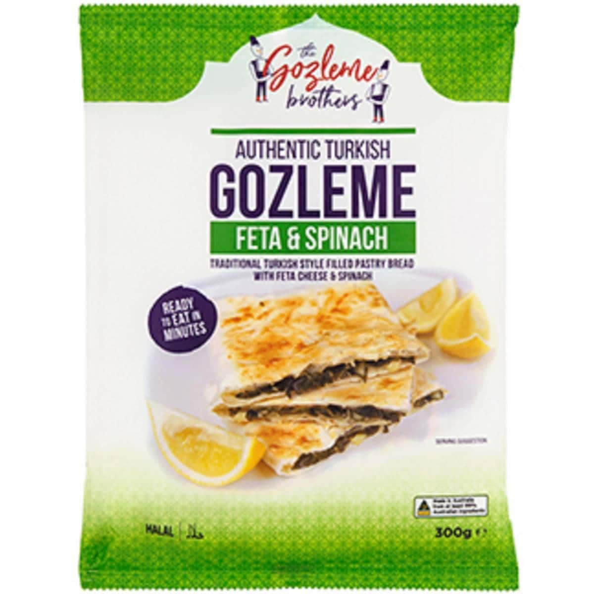 The Gozleme Brothers Feta & Spinach Gozleme 300g