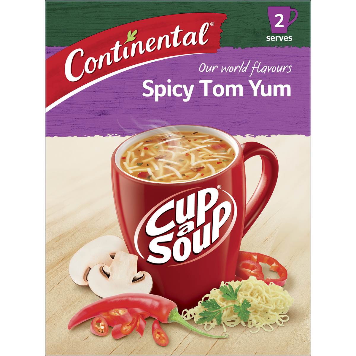 Continental Cup A Soup Spicy Tom Yum 50g Woolworths