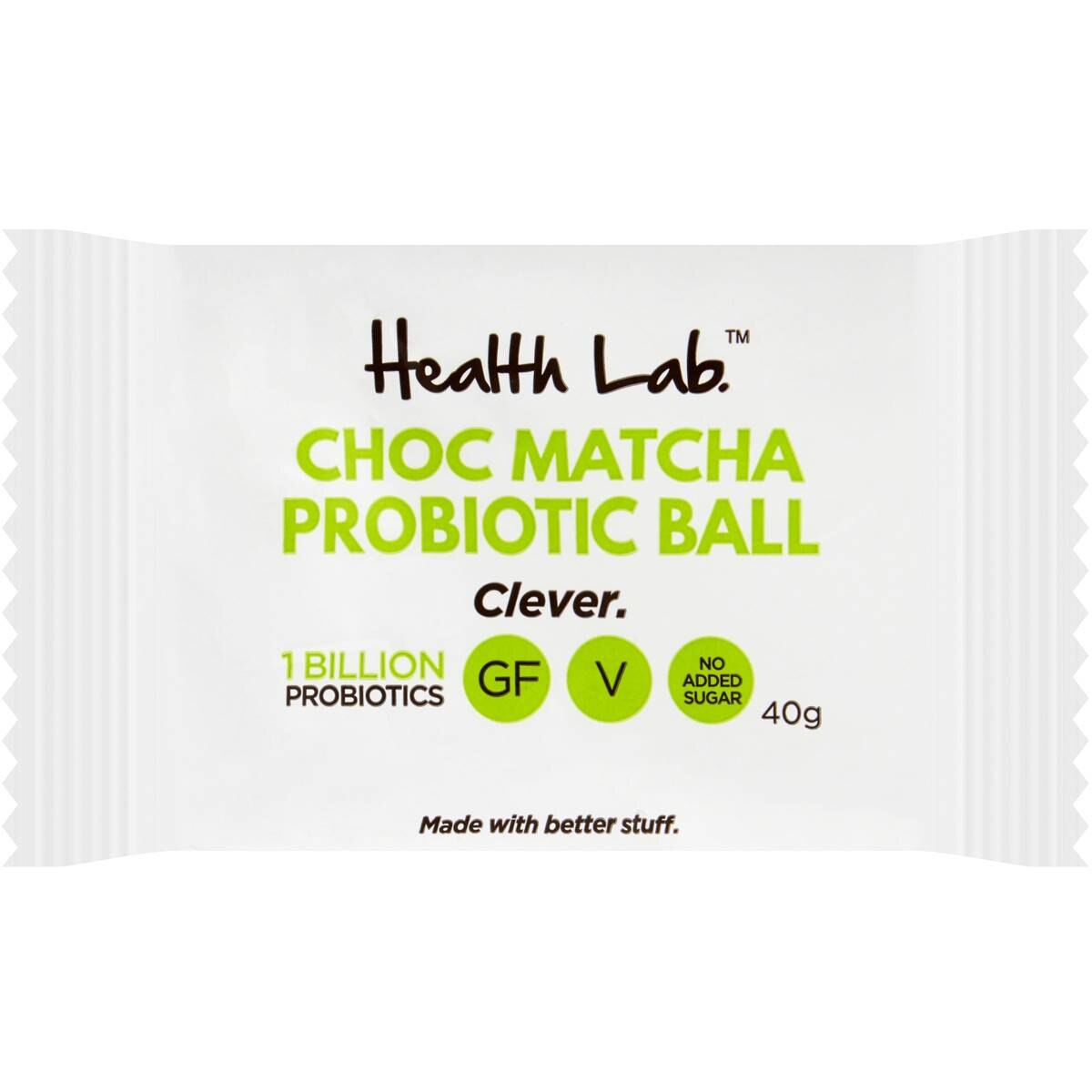 Health Lab Choc Matcha Probiotic Ball