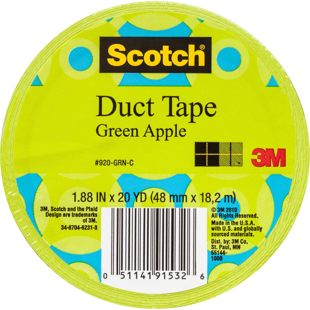 Scotch Duct Tape Apple Green Solid Each Woolworths