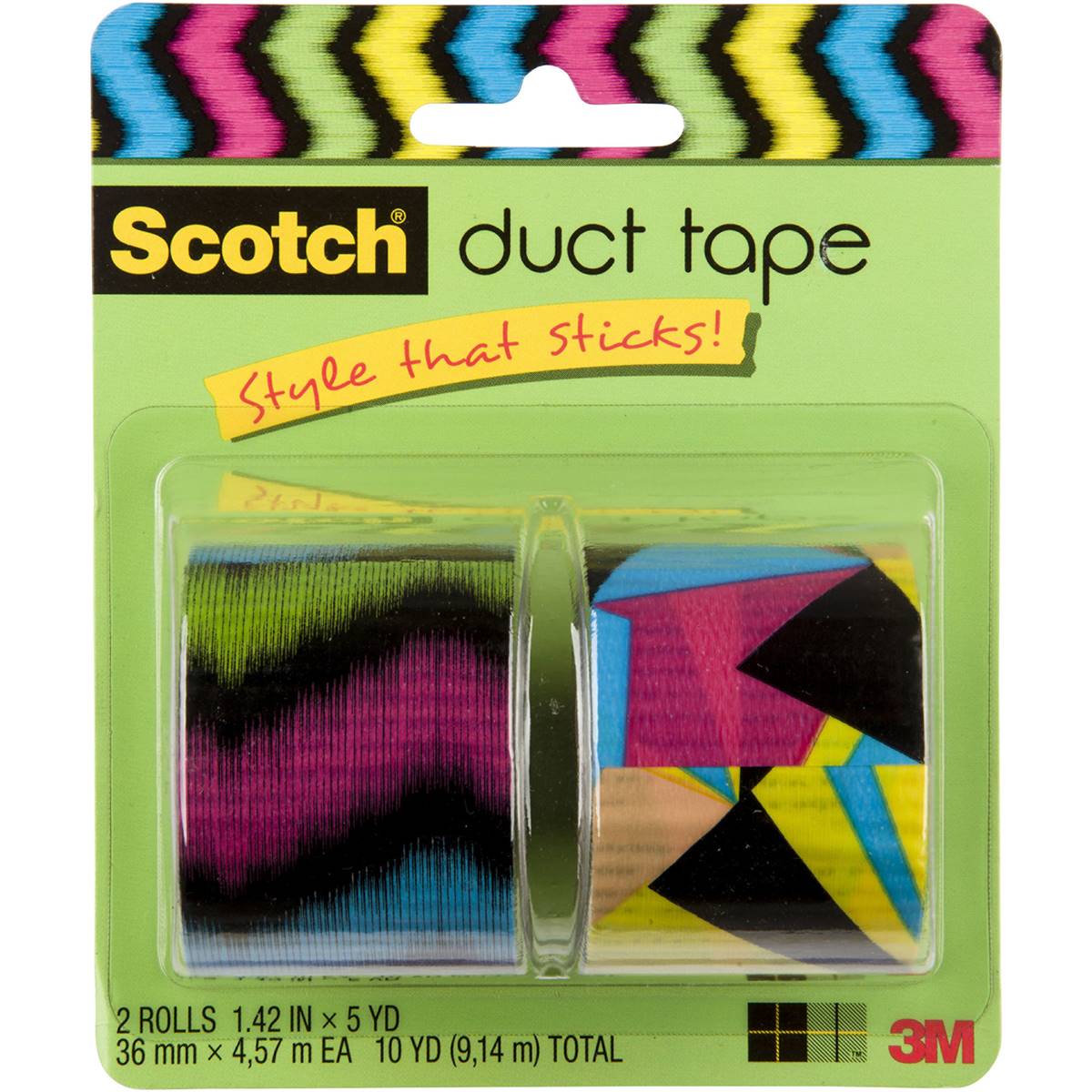 Scotch Coloured Duct Tape Combo Srt Triangles Each Woolworths