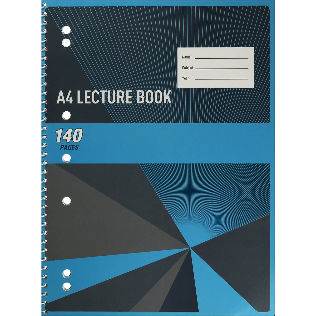 Woolworths Spiral Lecture Book A4 140pg Each Woolworths