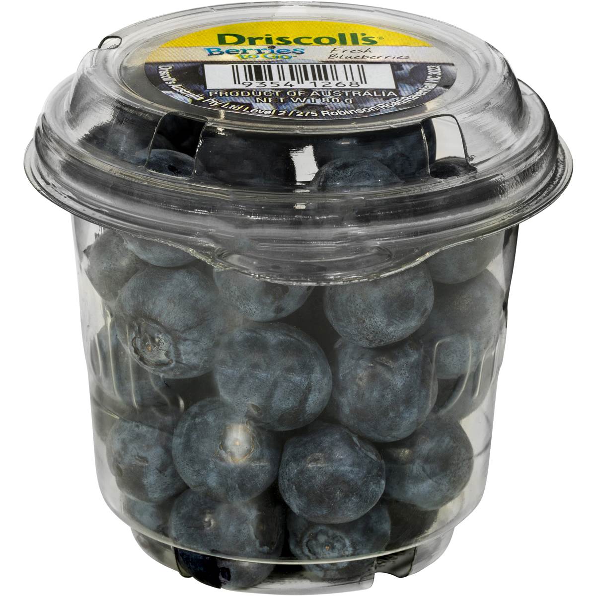 Driscoll's Fresh Blueberry 80g Cup Woolworths