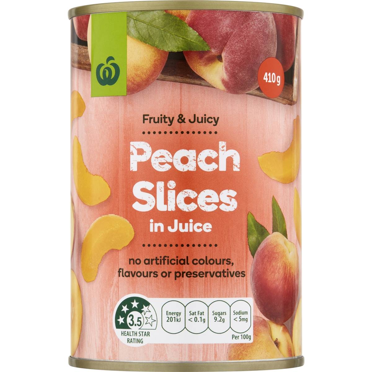 Woolworths Peach Slices In Juice 410g Woolworths