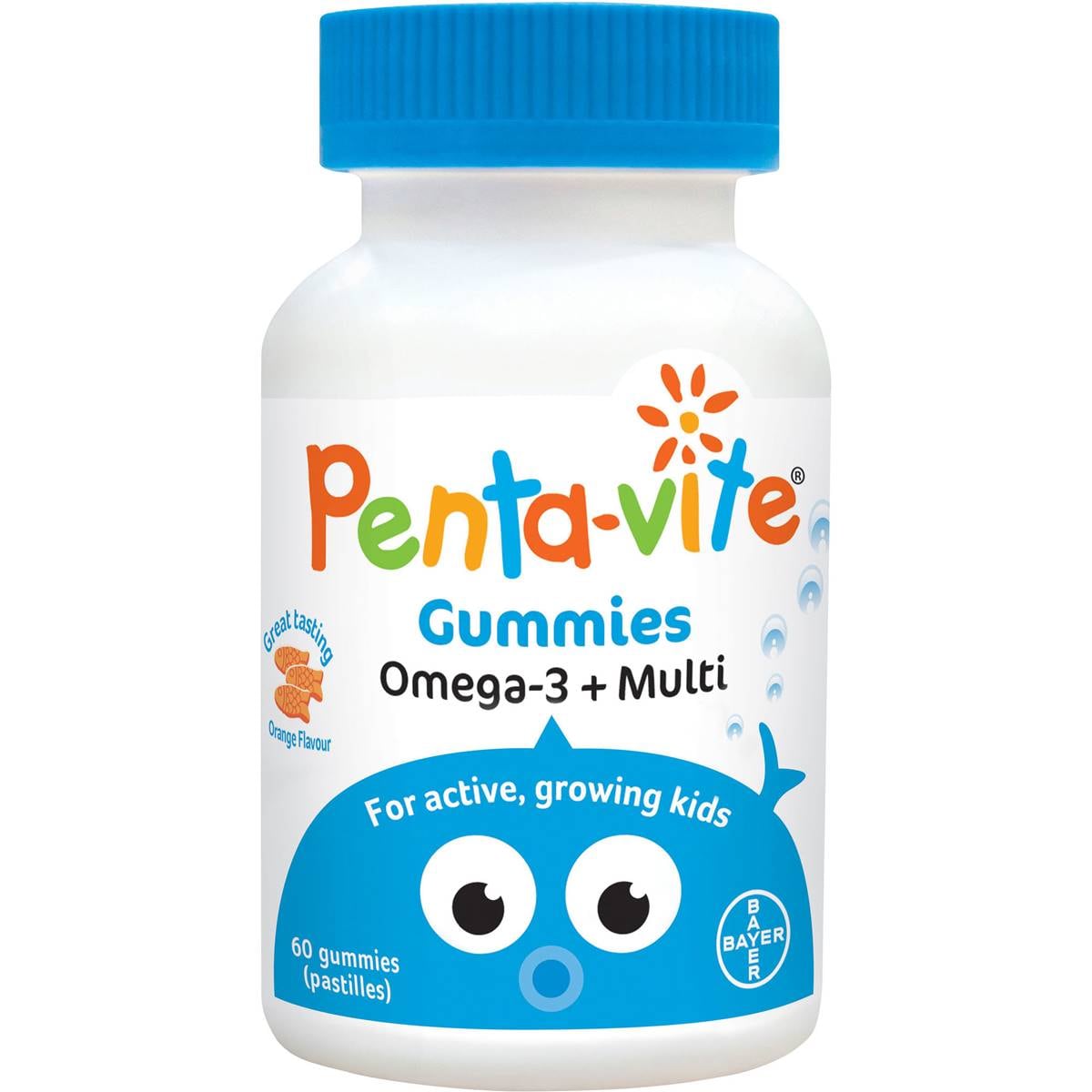 Pentavite Gummies Omega + Multivitamin Gummies 60 Pack Woolworths