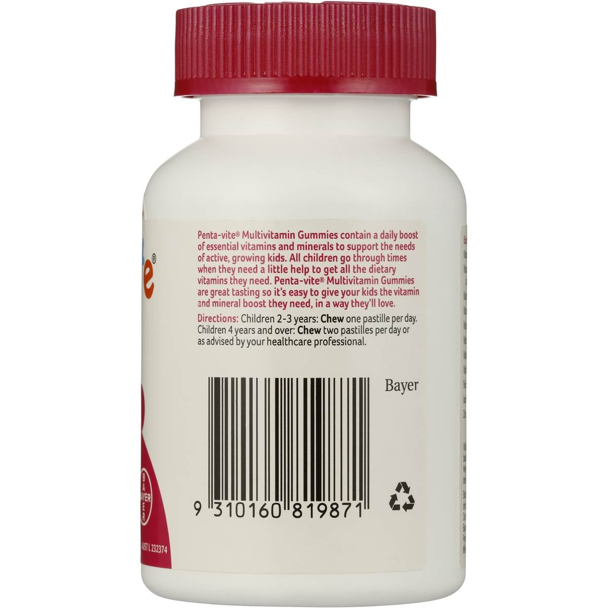 Pentavite Gummies Multivitamin Gummies 60 Pack Woolworths