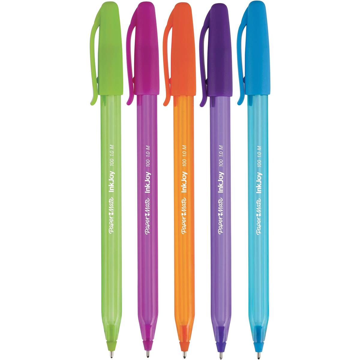 Papermate Inkjoy 100st Ballpoint Pens Fashion Colours 10 Pack | Woolworths