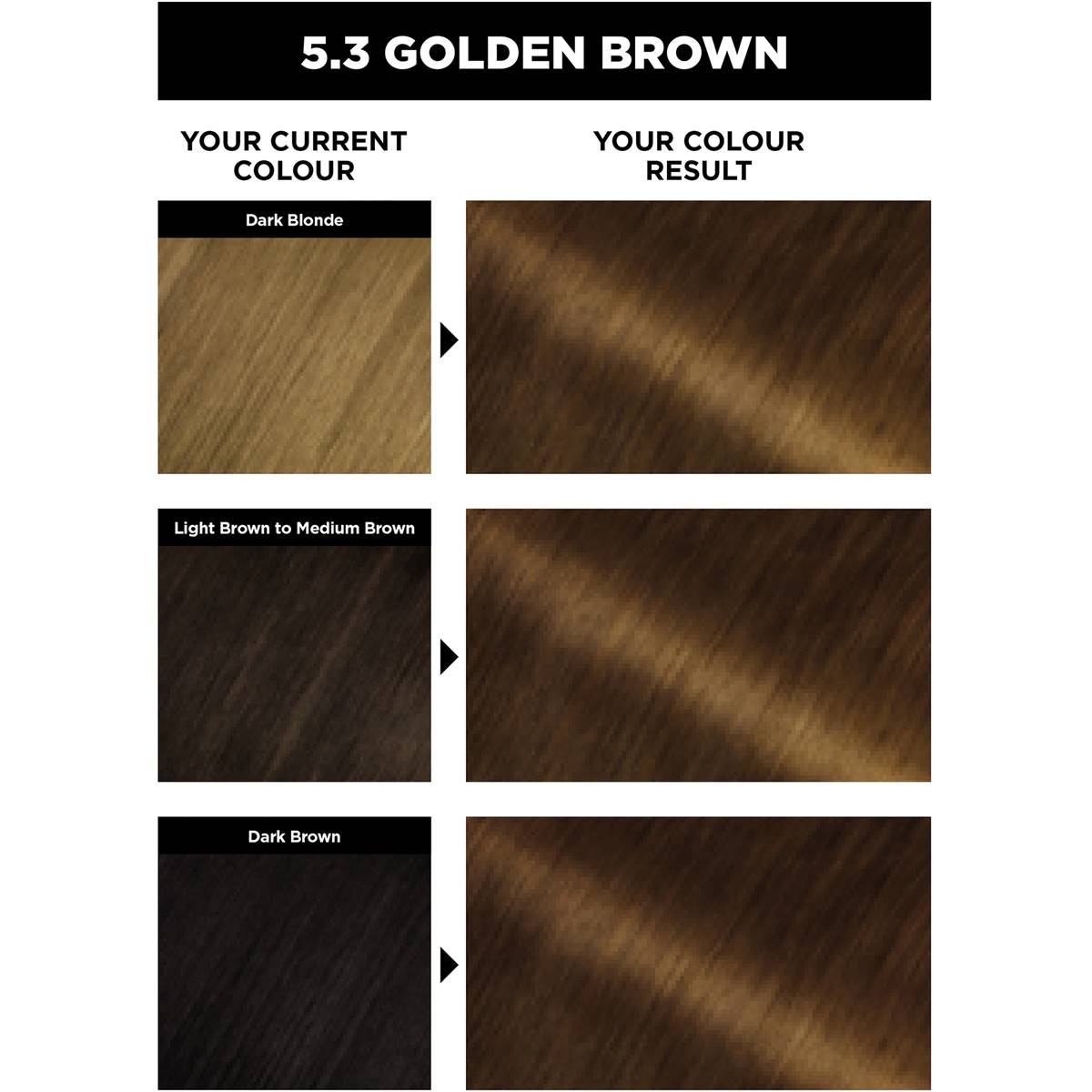 Garnier Olia Permanent Hair Colour 5.3 Golden Brown Each | Woolworths