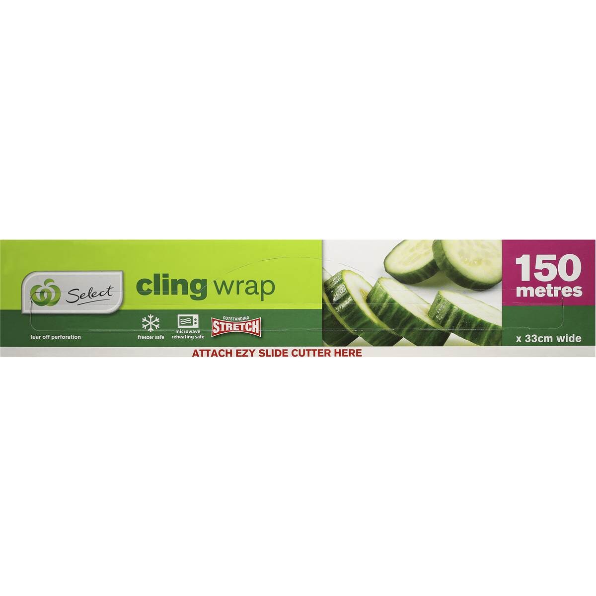 Woolworths Select Cling Wrap 33cmx150m Woolworths