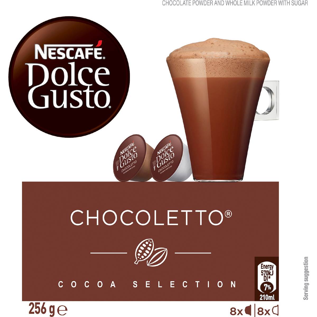 Nescafe Dolce Gusto Hot Chocoletto 16pk Woolworths