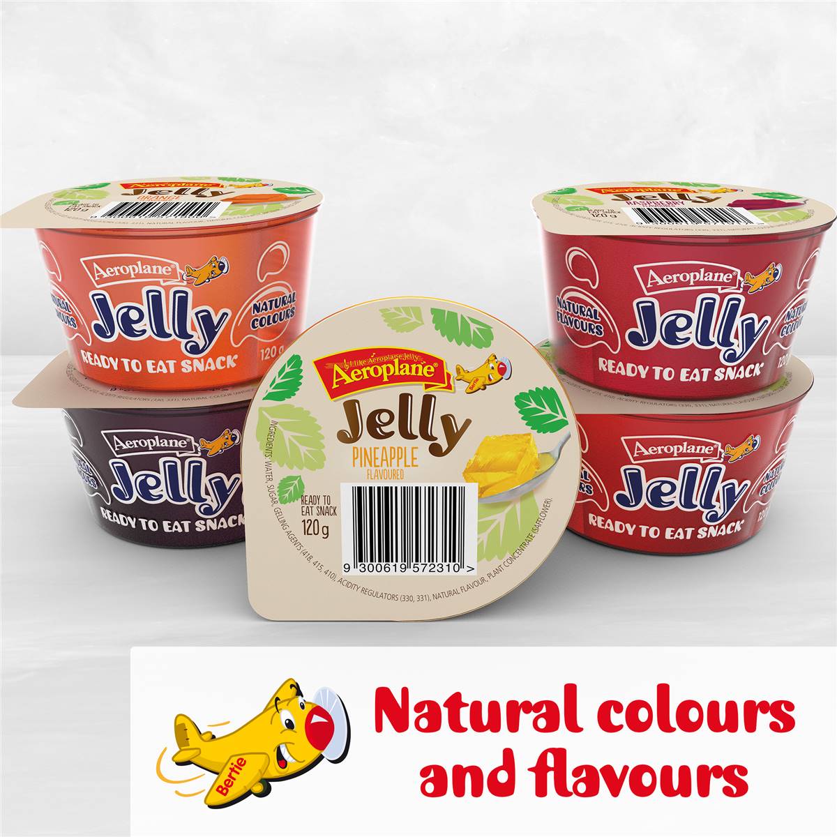 Aeroplane Ready To Eat Jelly Cup Snack Raspberry Flavour 120g Woolworths
