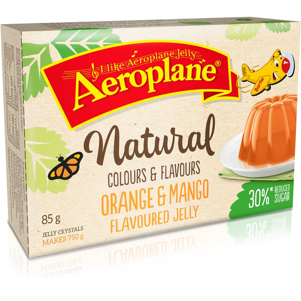Aeroplane Jelly Orange Mango 85g Woolworths
