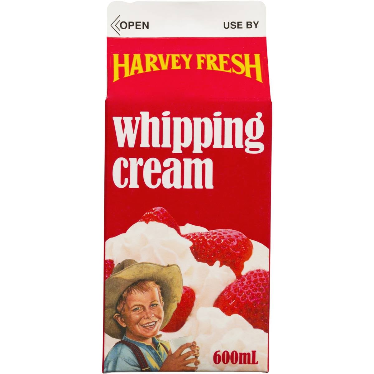 Harvey Fresh Whipping Cream Fresh Esl 600ml Woolworths