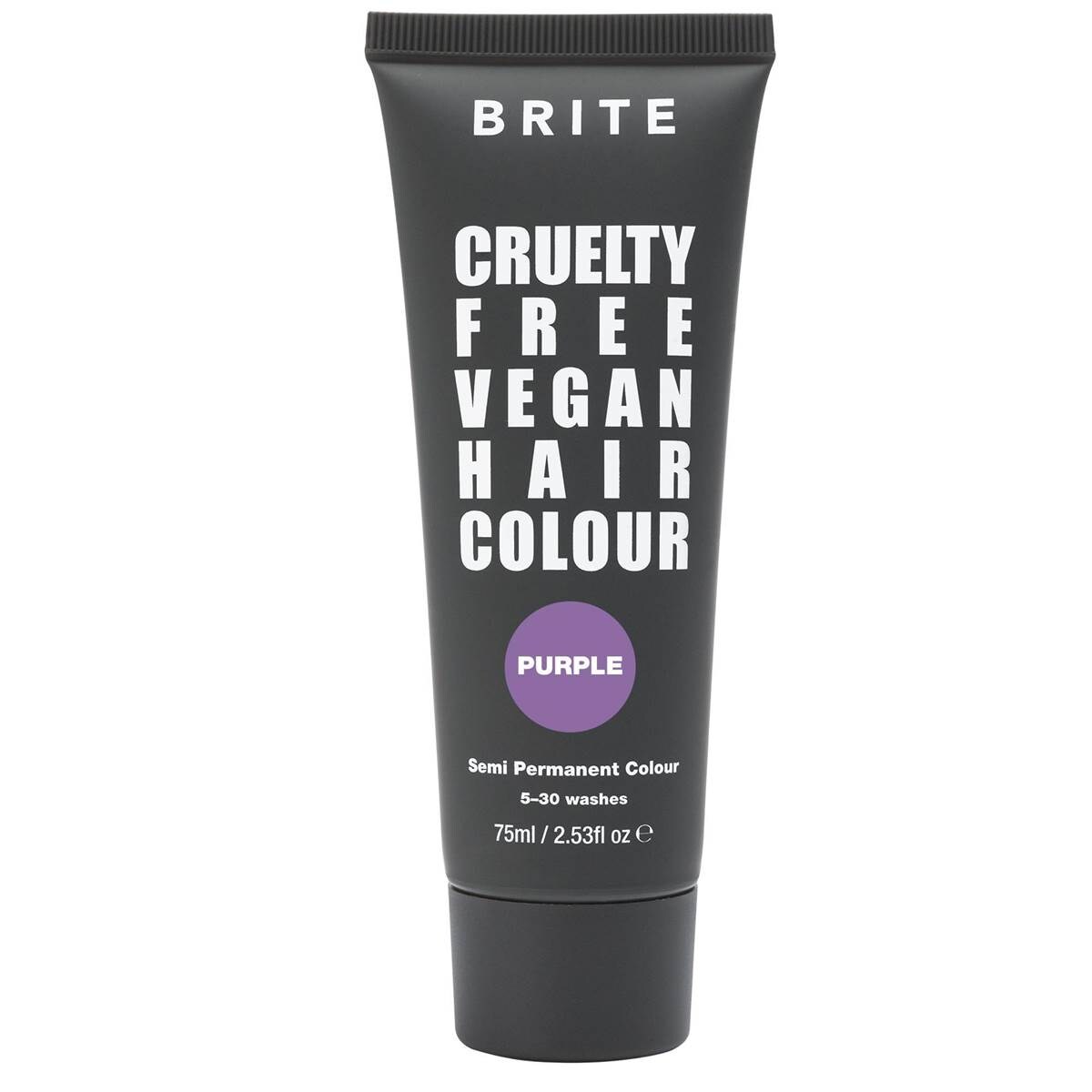Brite Organix Semi Permanent Hair Colour Purple 75ml Woolworths
