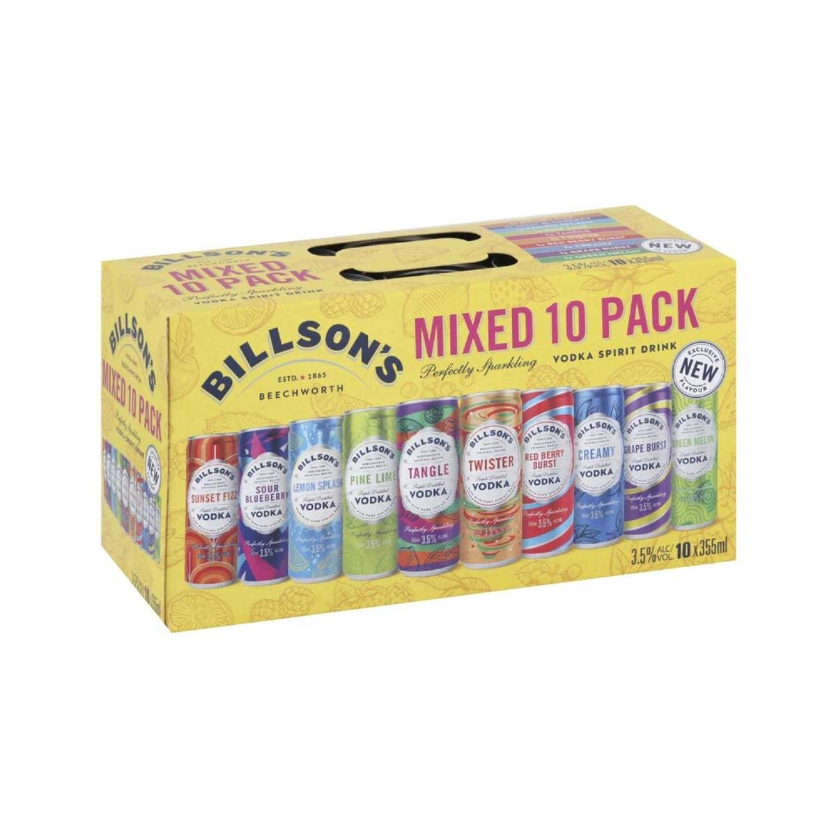 Billson's Mixed Can Can 355mL x 10 pack