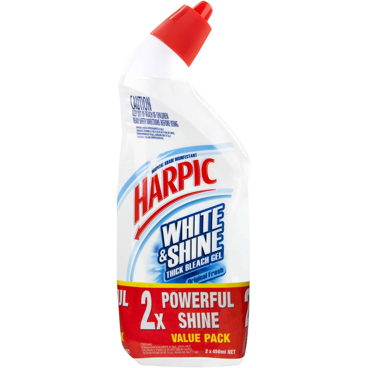 Harpic White & Shine Toilet Cleaner Value Pack 2 Pack Woolworths