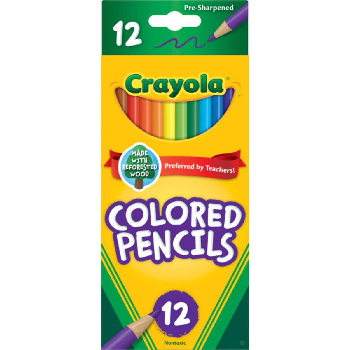 Crayola Coloured Pencils Full Size 