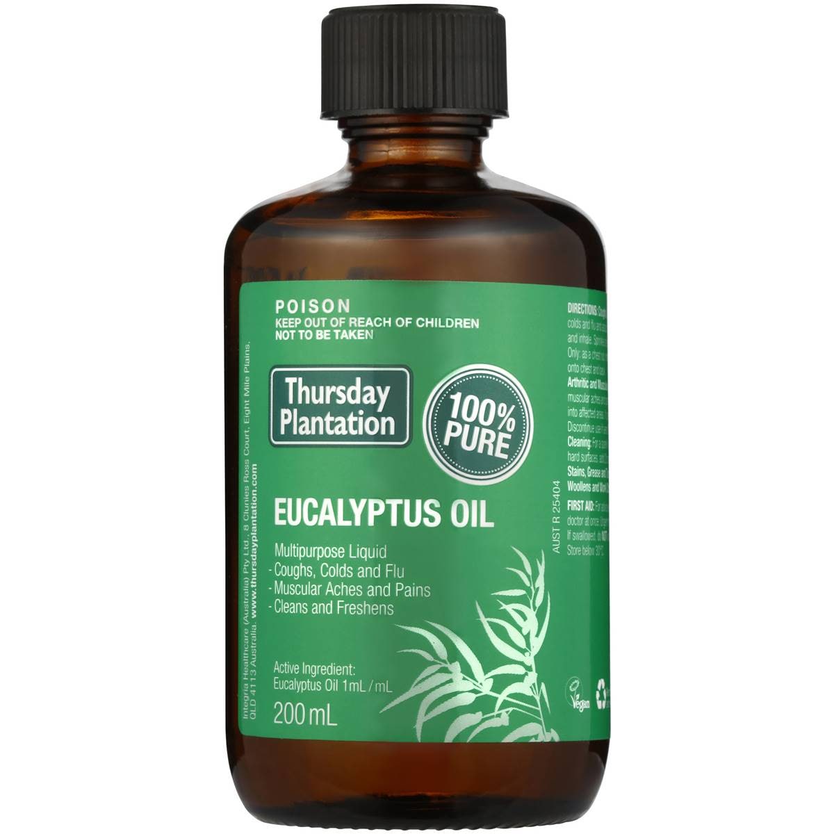 Thursday Plantation Oil Eucalyptus 200ml Woolworths