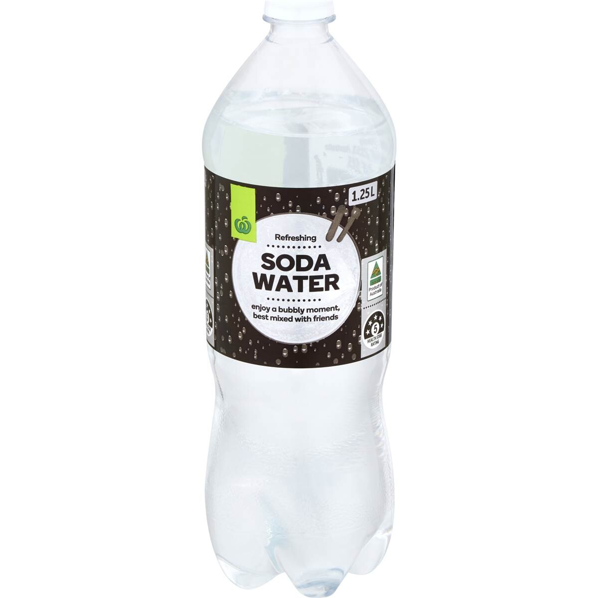 Woolworths Soda Water 1 25l Woolworths