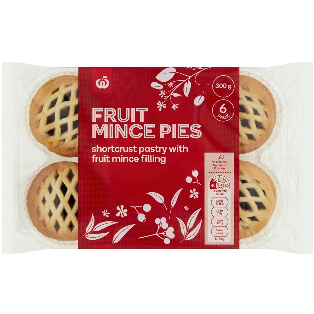 Essentials Fruit Mince Pies 6 Pack Woolworths