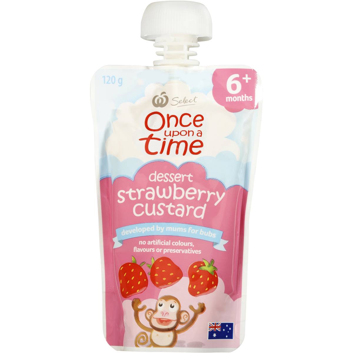 Select Once Upon A Time 6 Months Strawberry Custard