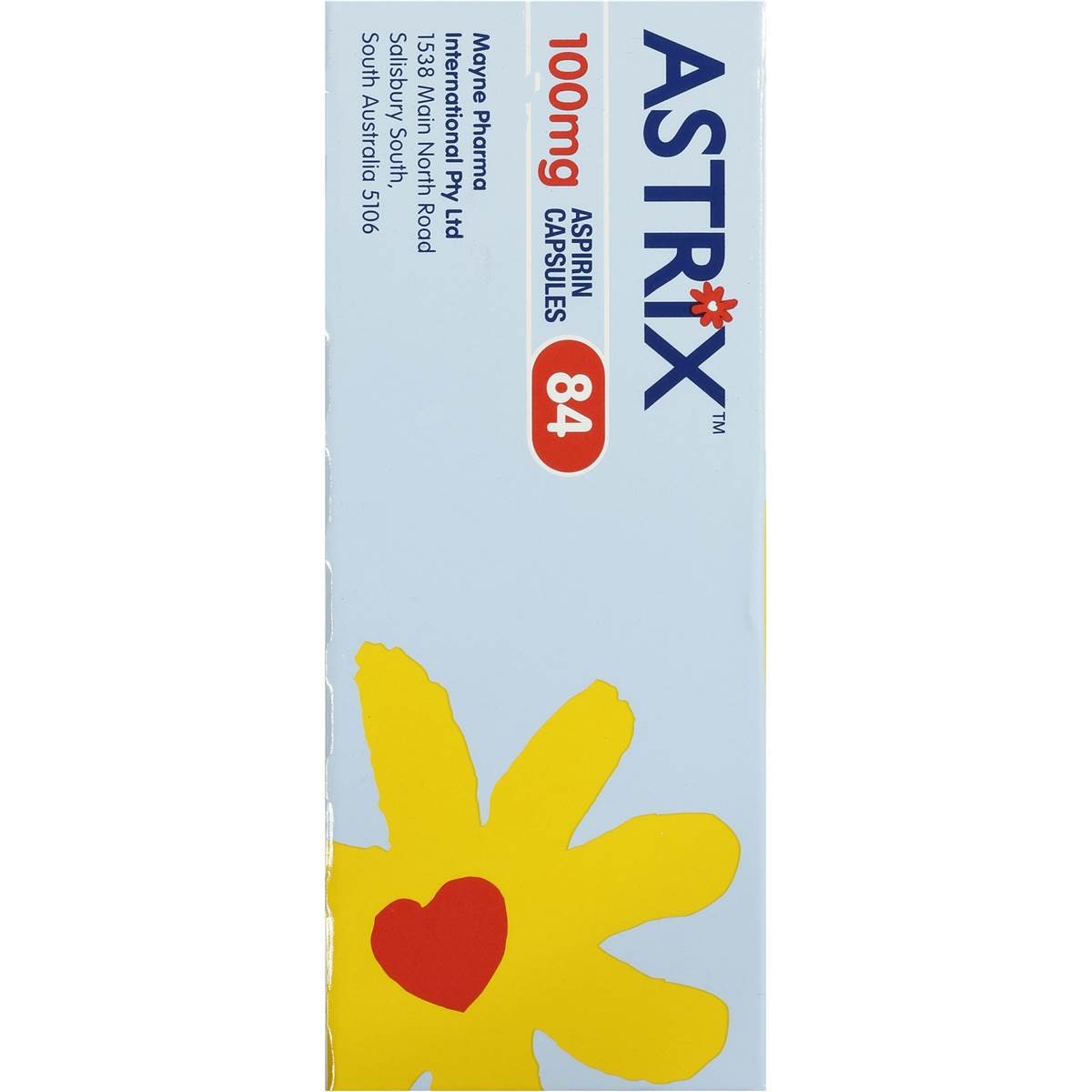 Astrix Aspirin Low Dose 84pk Woolworths