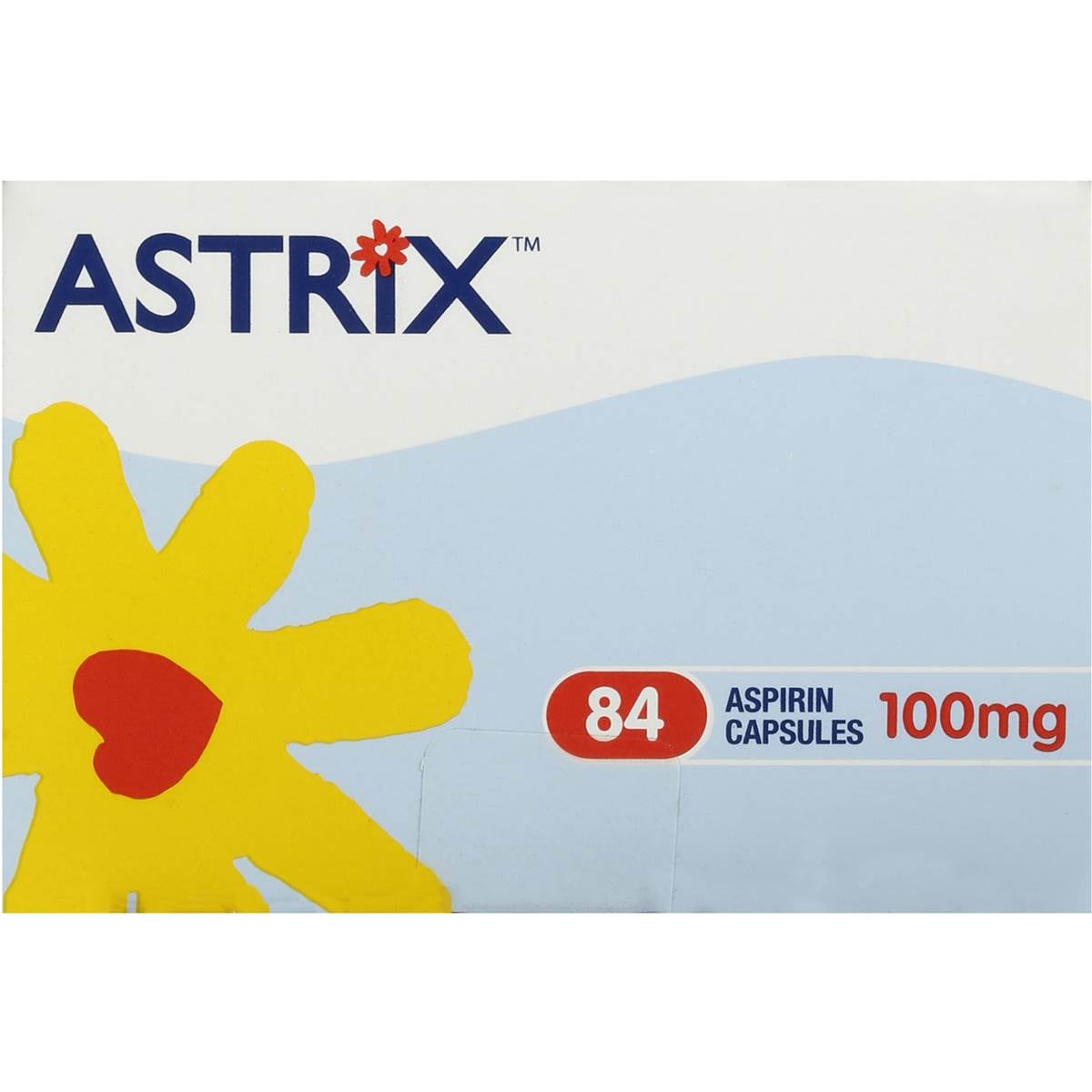 Astrix Aspirin Low Dose 84pk Woolworths