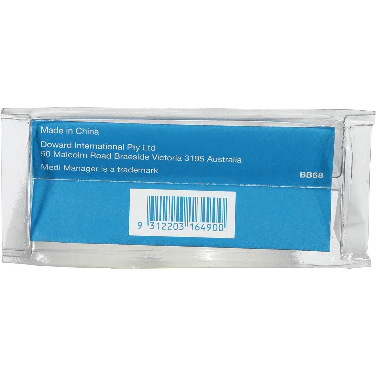 Medi Manager Medical Organiser Pill Box Am/pm 136cm Each Woolworths