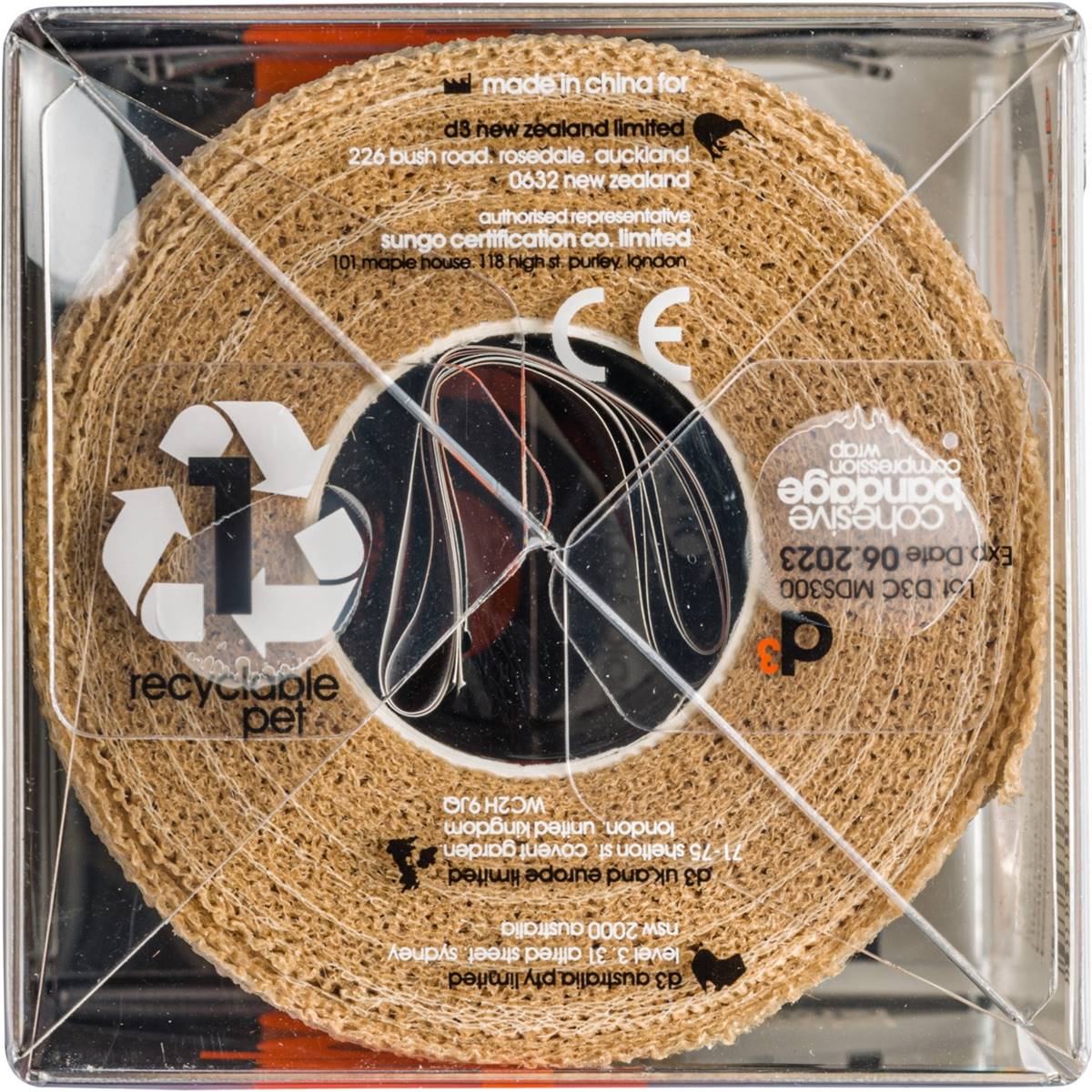 D3 Cohesive Bandage 9m each Woolworths