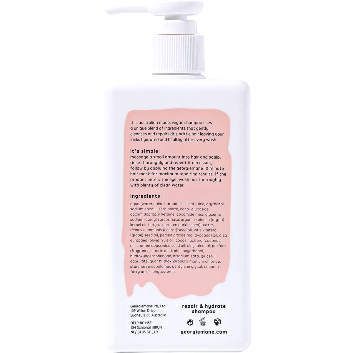 Georgiemane Repair & Hydrate Shampoo 330ml | Woolworths