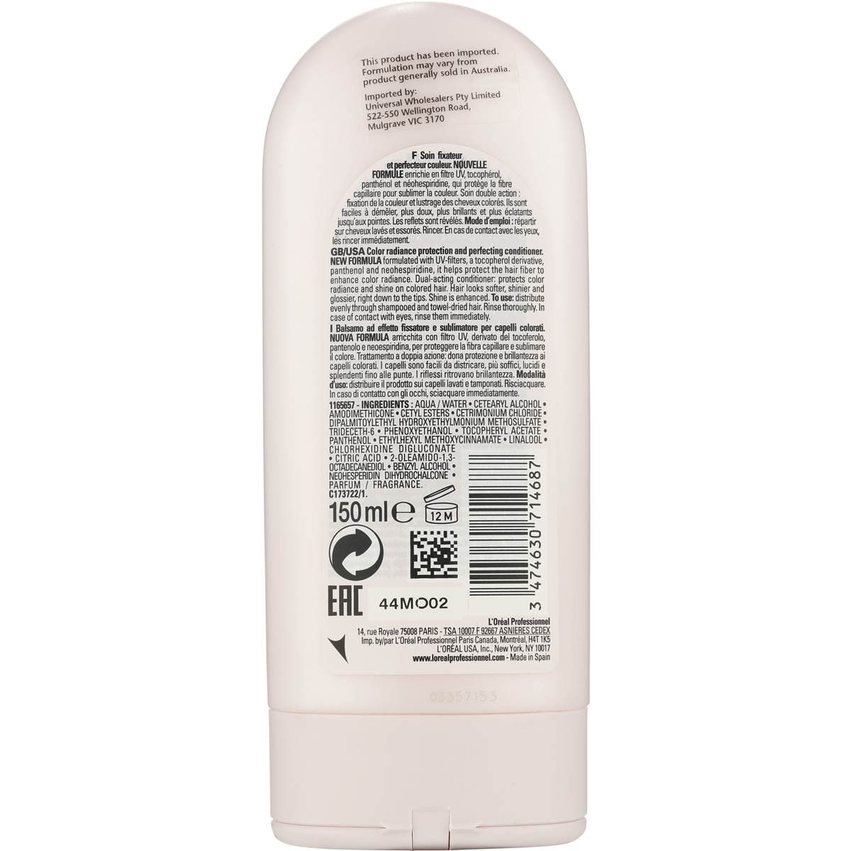L'oreal Conditioner Vitamino Color 150ml Woolworths