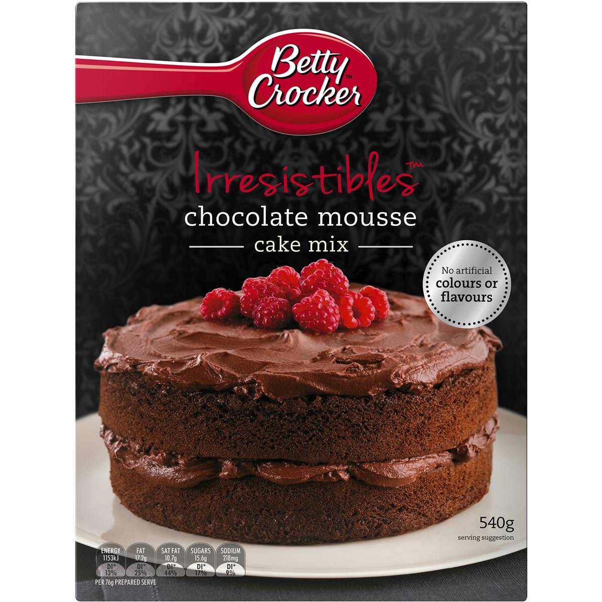 Betty Crocker Cake Mix Chocolate Mousse 540g Woolworths