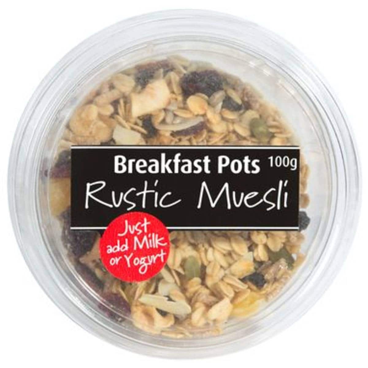 Woolworths Rustic Muesli Breakfast Pot 100g Woolworths