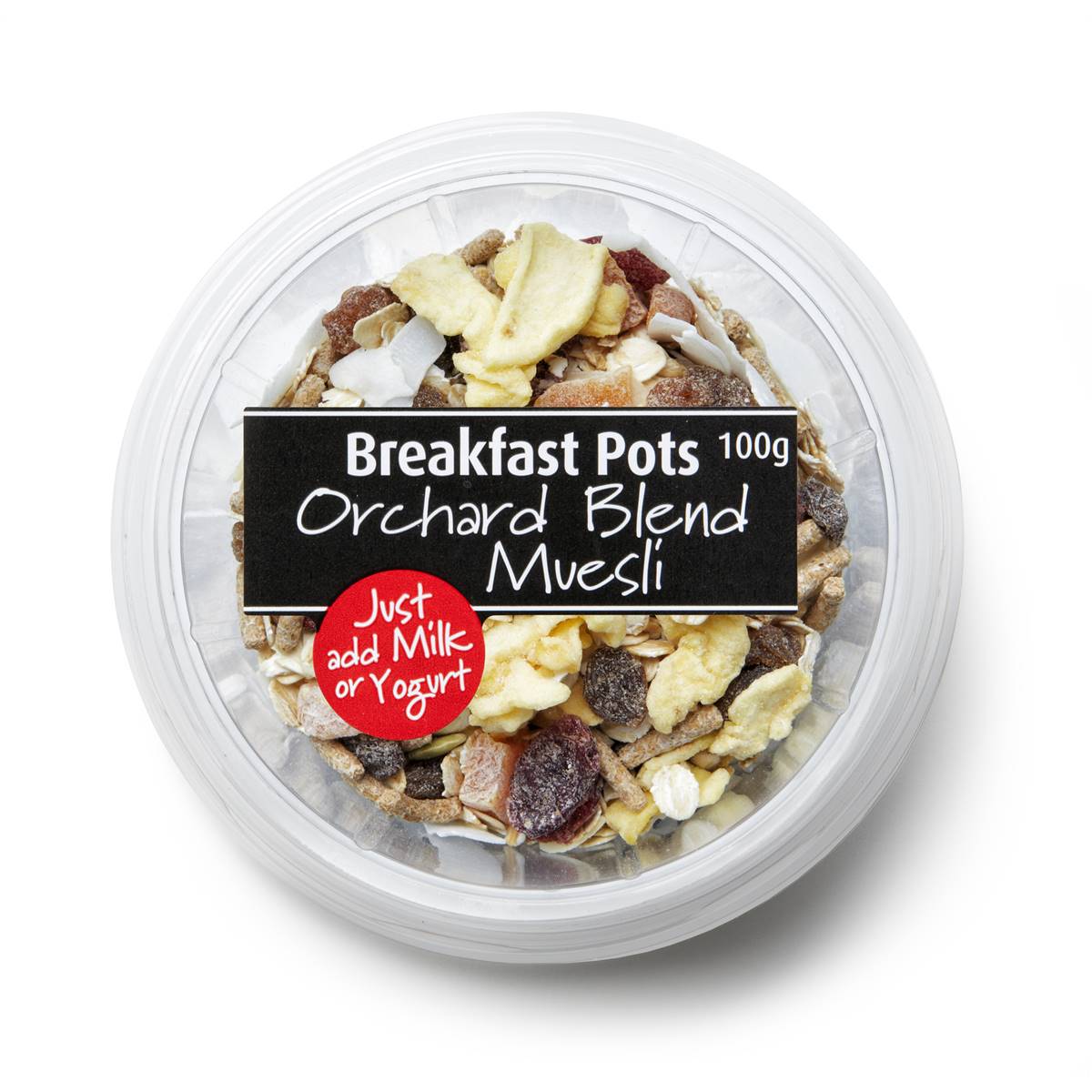 Woolworths Orchard Blend Muesli Breakfast Pot 100g Woolworths