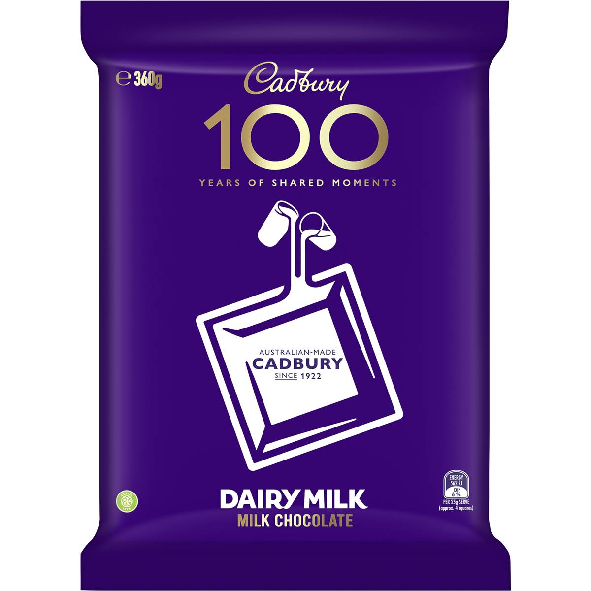 1 chocolate calories cadbury block Chocolate Dairy Trade Fair Milk 350g Cadbury block